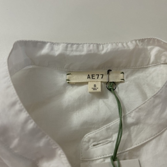 Ae77 By American Eagle Premium Organic Cotton Blouse NWT $148 Retail Sz Small - Picture 5 of 6